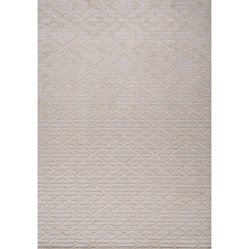 Ararat High-low Pile Moroccan Diamond Modern Indoor/outdoor Area Rug